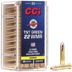 CCI 60 22 WMR  TNT GREEN 30GR HP