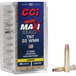 CCI 63 22 WMR  MAXI MAG 30GR TNT JHP