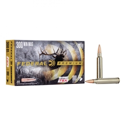 P300WP : FEDERAL PREM 300 WIN MAG 180GR BARNES TSX