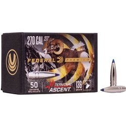 FEDERAL  Federal PB277TA1 Terminal Ascent  270 Win .277 136 gr Terminal Ascent 50 Per Box