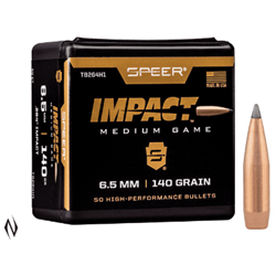 SPEER  Speer TB264H1 Impact  6.5mm .264 140 GR Slipstream Polymer Tip 50 Per Box
