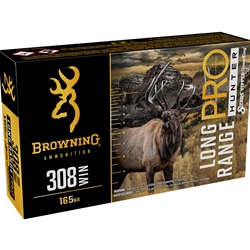 Browning Ammunition  B192503082 Browning 308 Win, 165 grain Tipped GameKing®