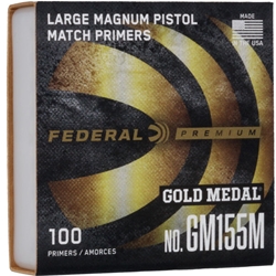 FEDERAL GM155M GM LARGE MAGNUM PISTOL MATCH PRIMER