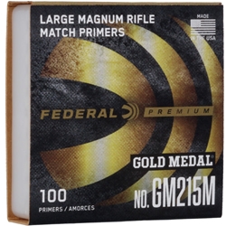 GM215M FEDERAL GOLD MEDAL LARGE MAG RIFLE PRIMER