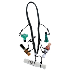 Primos 69629 Waterfowler's 3 Call Lanyard, Hang Tag