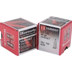 Hornady 200-2230 22 Cal .224 45 Gr SP (22 Hornet)