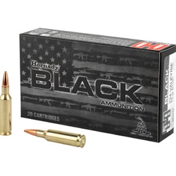 Hornady 200-81532 Ammo 224 Valkyrie 75 Gr BTHP Match™ Black™