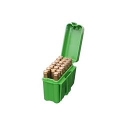 MTM 210-RM2010 Ammo Box 20 Round Belt Style 30-30 308 22-250 243 Win, Forest Green