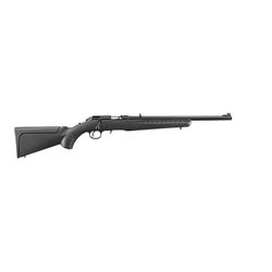 340-08313 Ruger American Rimfire® Compact 17 HMR Black Synthetic Satin Blued 18" Barrel