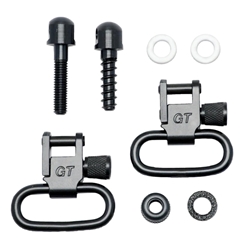 Grovtec 500-GTSW07 Machine Screw & Wood Screw Set 1" Locking Swivels - Black Oxide