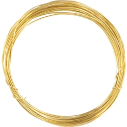 Allen 610-9510 Snare Wire, Brass, 20Ft, 22 Guage