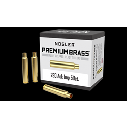 Nosler 10175 Custom Brass, 280 Ackley Improved 40* (50 ct.)