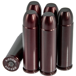 A-Zoom 16144 Revolver Snap Caps 500 S&W 6Pk