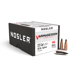 Nosler 17223 NOSLER BULLETS VARMAGEDDON  22 50gCALIBER FB Tipped (100ct)