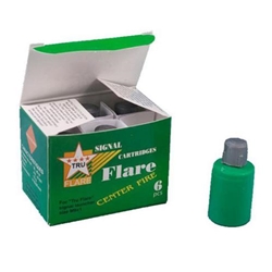 Tru Flare 20GREEN 15mm Signal Flares 6-Pack Green, 3,500 CP