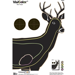 Champion 45823 Visicolor Target Deer, 13"x18", 10Pk