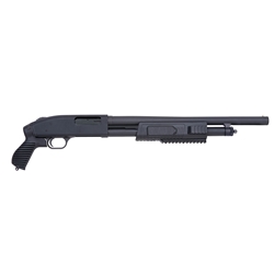 Mossberg 57340 500 JIC FLEX Pump Shotgun 12ga,18.5" Bead Sight Syn/Matte Blue FLEX PG & Railed F/E 6 Rnd