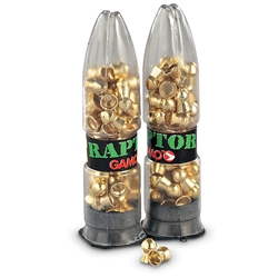 Gamo 632264554 Raptor PBA Supersonic Airgun Pellets, .22 Cal 9.8 gr, Gold Plated Round Nose, Lead Free