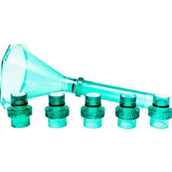 RCBS 9190 QUICK CHANGE POWDER FUNNEL KIT(DROP TUBE & 5 ADAPTERS)