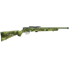 Savage 93209 93 FV-SR Bolt Action Rifle, 22 WMR, 16.5" Fluted Bbl, Threaded, Bazooka Green Syn Stk, 5+1 Rnd, BRS Exclusive