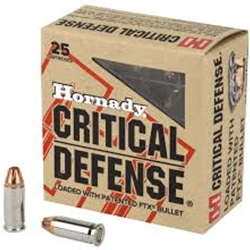 Hornady 953_90014 Ammo 25 Auto 35 Gr Ftx® Cd