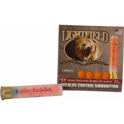 Lightfield CWRB-410 Wildlife Control Rubber Buckshot Slugs 410 GA, 2-1/2 in