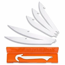 Outdoor Edge RRC-6 RRC-6 RazorSafe 6 Blade Combo Set fits 3.5" Models with 3-3.5", 2-5.0", 1-Gutting Blade - Blister Package