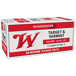 Winchester Ammunition USA223L1 USA LC Value Pack Rifle Ammo 223 REM, 55 gr, FMJ, 150 Rnd, Can