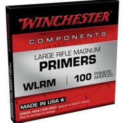 Winchester WLRM Large Magnum Rifle Primers, 100 Primers Per Tin