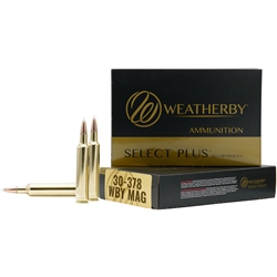 Weatherby H303220ELDX Select Plus  30-378 Wthby Mag 220 gr Hornady ELD-X 20 Bx/