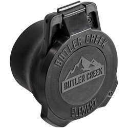 Butler Creek ESC50 Element Scope Cap Objective 50mm Black , Clam