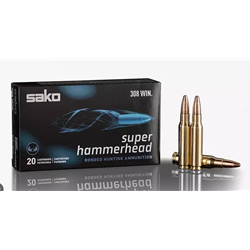 Sako SUPER HAMMERHEAD 308 WIN 236A/180GR SPBT BCORE 20 CNT