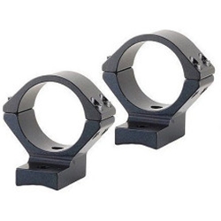 Talley Manufacturing  Talley S93X725 Rings and Base Set For Savage A17/A22 1" Low Extension Style Silv