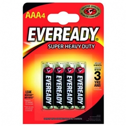 Energizer 1212SW4 Eveready Super Heavy Duty AAA 4-Pack