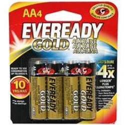 Energizer A91BP4 Eveready Gold AA 4-Pack