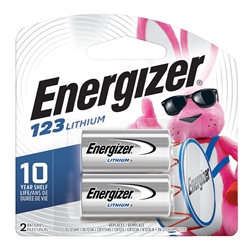 EL123APB2 Energizer Lithium 123 3V Photo Battery 2-pack