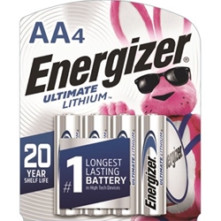 L91SBP4 Energizer Ultimate Lithium AA 4-Pack