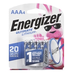 L92SBP4 Energizer Ultimate Lithium AAA 4-Pack