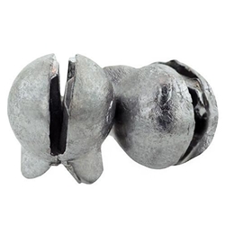 02010-001 Eagle Claw Weights - Removable Split-Shot Sinker BB - Lead