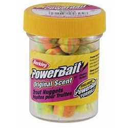 Pure Fishing BPNRB Berkley Powerbait Power Nuggets Rainbow, 1.1 OZ