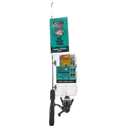 Pure Fishing USIMF-WAL Ugly Stik - Ice More Fish Kit, Walleye Spin Combo, 5.2:1, Medium, 28"
