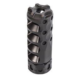 Precision Armament A04612 HYPERTAP® Muzzle Brake Slim 5.56mm/.223Cal, 1/2-28 (Black)