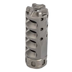 Precision Armament A04615 HYPERTAP® Muzzle Brake Slim 7.62mm/.308Cal, 1/2-28 (Stainless)