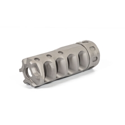 Precision Armament A04625 HYPERTAP® Muzzle Brake 6.5mm/.264Cal, 5/8-24 (Stainless)