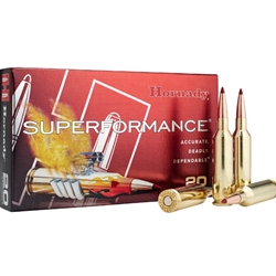 83413 Hornady Superformance 22 Creedmoor Ammo 65 Grain CX Polymer Tip Lead Free Box of 20