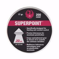 Umarex 2230040 RUGER IMPACT .22 POINTED LEAD PELLET 200 CT 17 gr