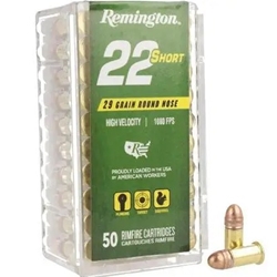 Remington  22SCPRN REM 22 SHORT 29GR COPPER PLATED RN