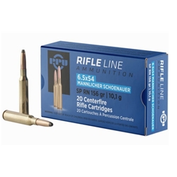 PPU PP6MS PRVI 6.5X54 Mann Sch. SP 156gr 20Rnd