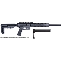 Derya Arms  Derya / Rock Island Armory TM22 Semi-Auto Rifle, .22 LR, 18" Barrel, Black, 2-Stock Combo, TM22-A-18COMBO