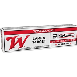 Winchester USA21 WINCHESTER - USA White Box 21 Sharp 37gr Full Metal Jacket 100/Box